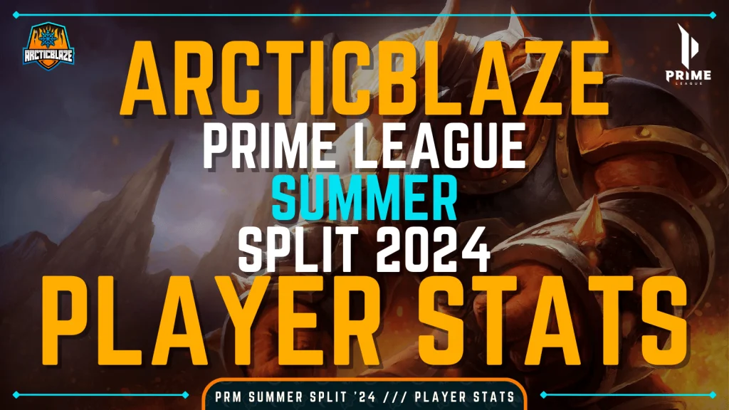 ArcticBlaze Prime League Summer 2024 Player Stats