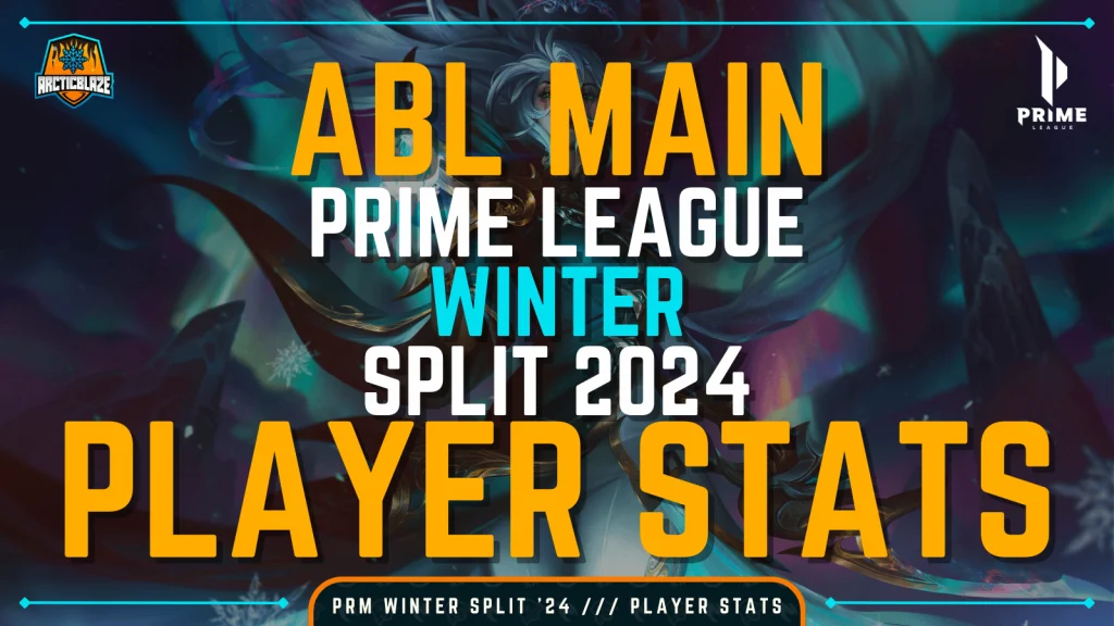 ArcticBlaze Prime League Winter 2024 Player Stats